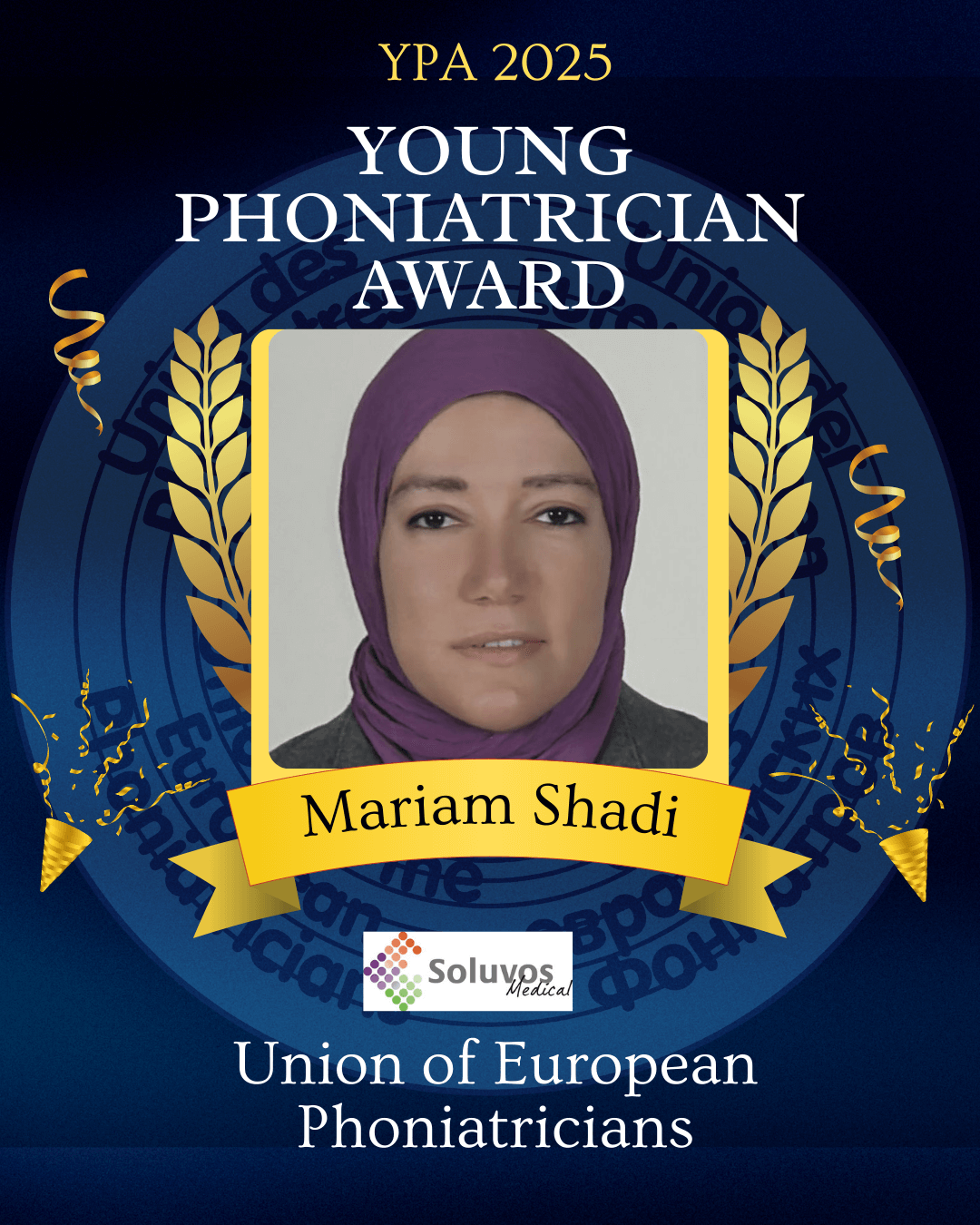 Dr. Mariam Shadi - Award Recipient